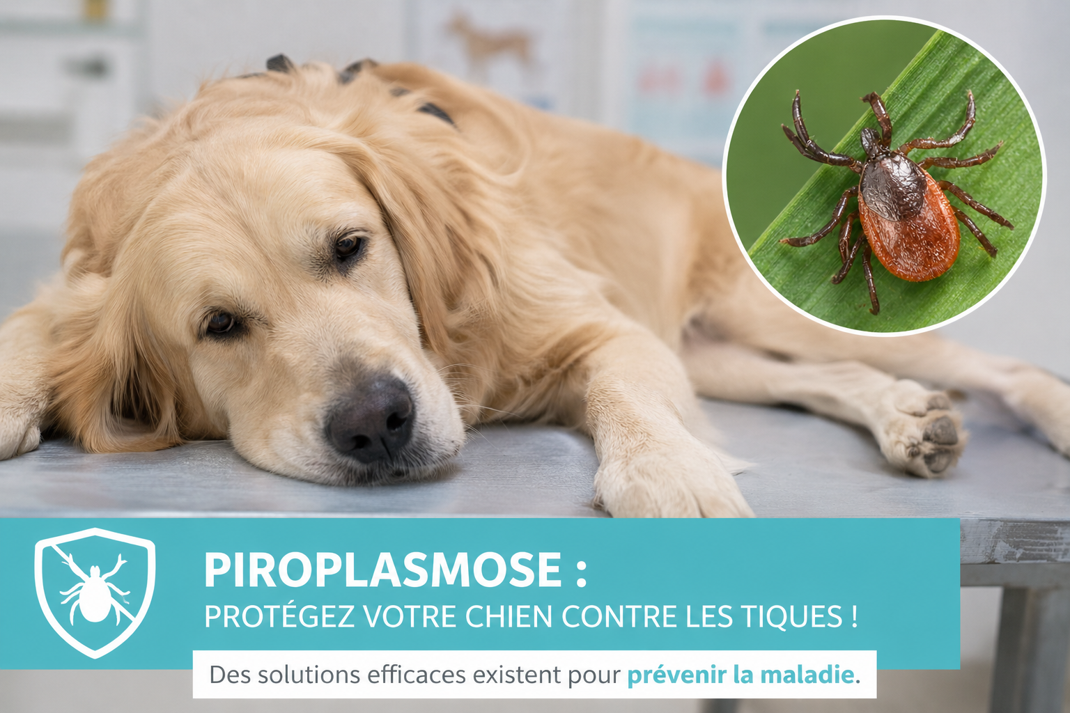 Piroplasmose : attention aux tiques ! 